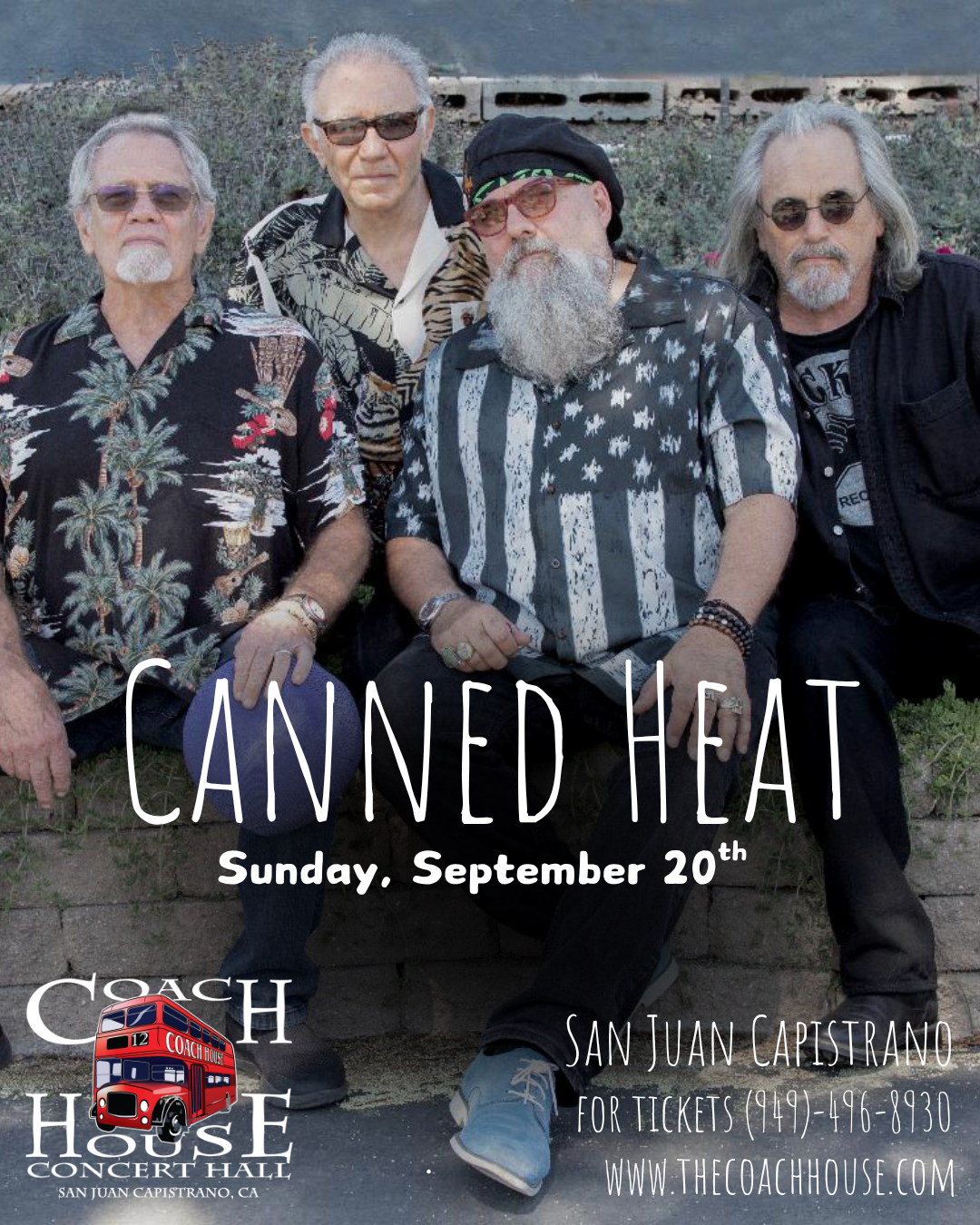 Canned Heat at Coach House on September 13