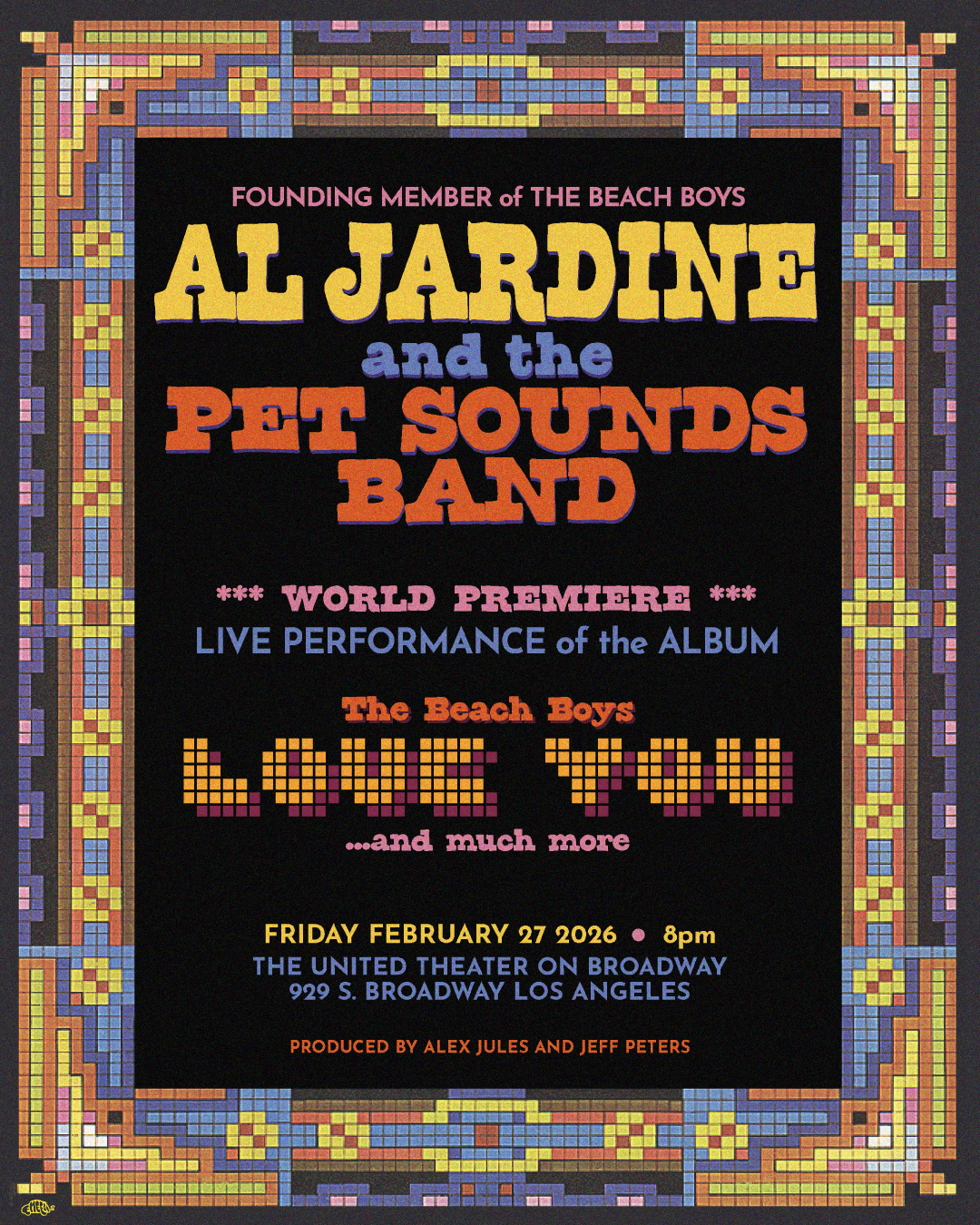 MEMBERS ONLY: Al Jardine and The Pet Sounds Band at The United Theater on Broadway on February 27