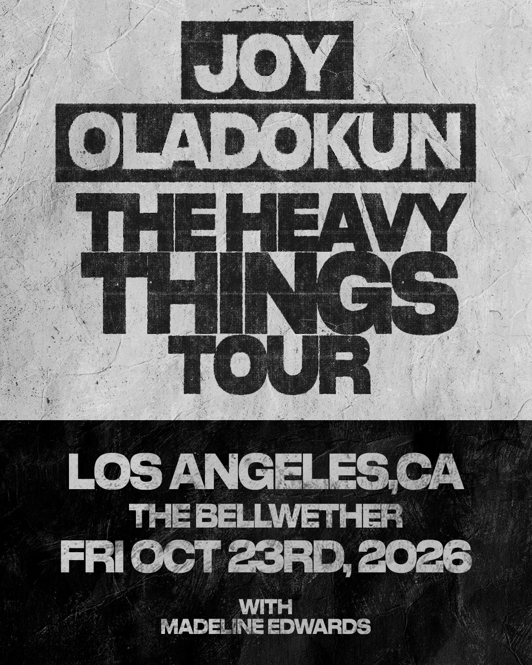 Joy Oladokun's The Heavy Things Tour on October 23rd