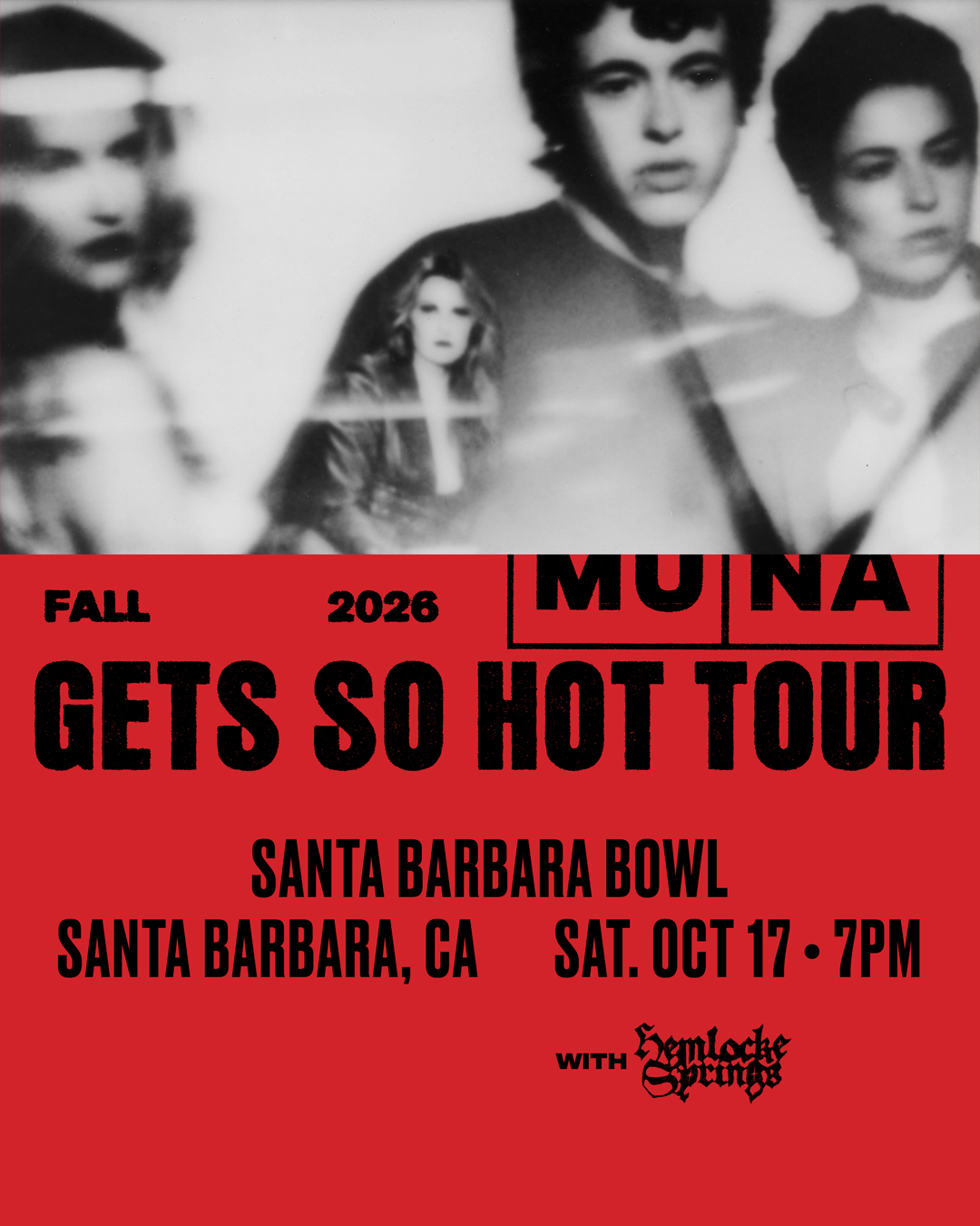 MEMBERS ONLY: Muna at the Santa Barbara Bowl on October 17