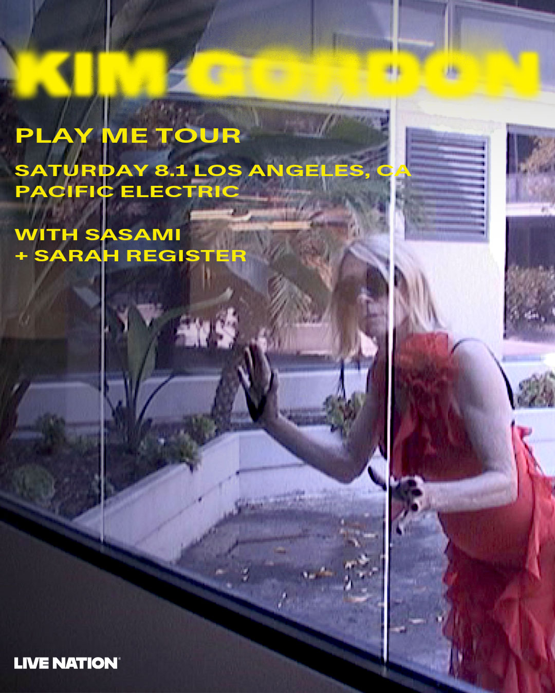 MEMBERS ONLY: Kim Gordon at the pacific Electric on August 1