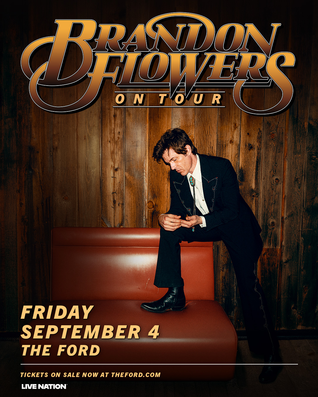 Brandon Flowers at The Ford Theatre on September 4th