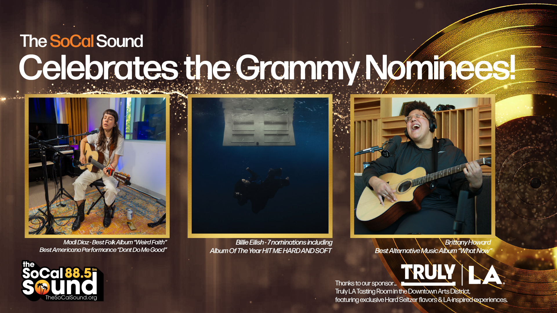 Celebrate the Grammy Nominees with The SoCal Sound!