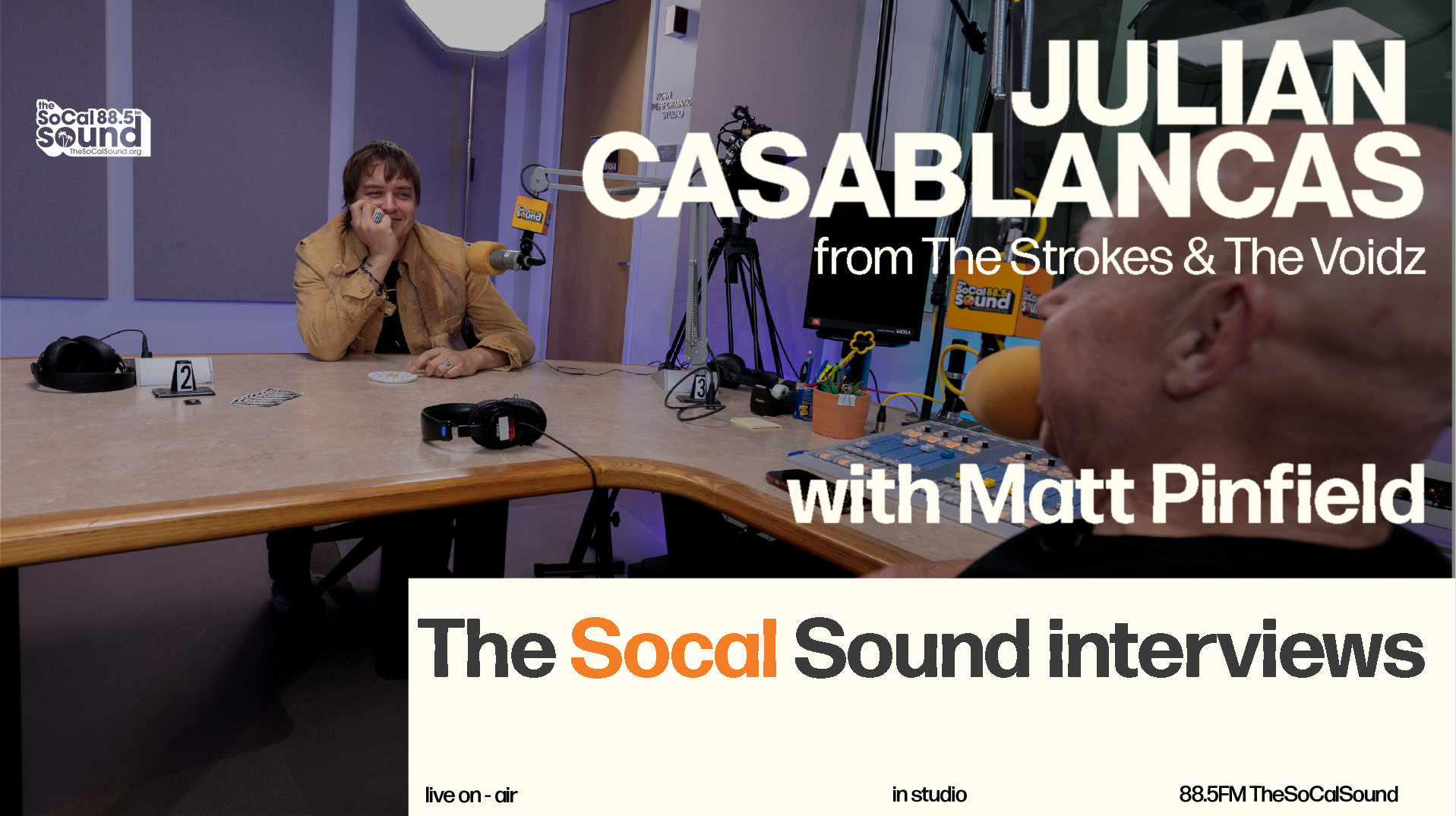 Julian Casablancas Interview + Guest DJ with Matt Pinfield