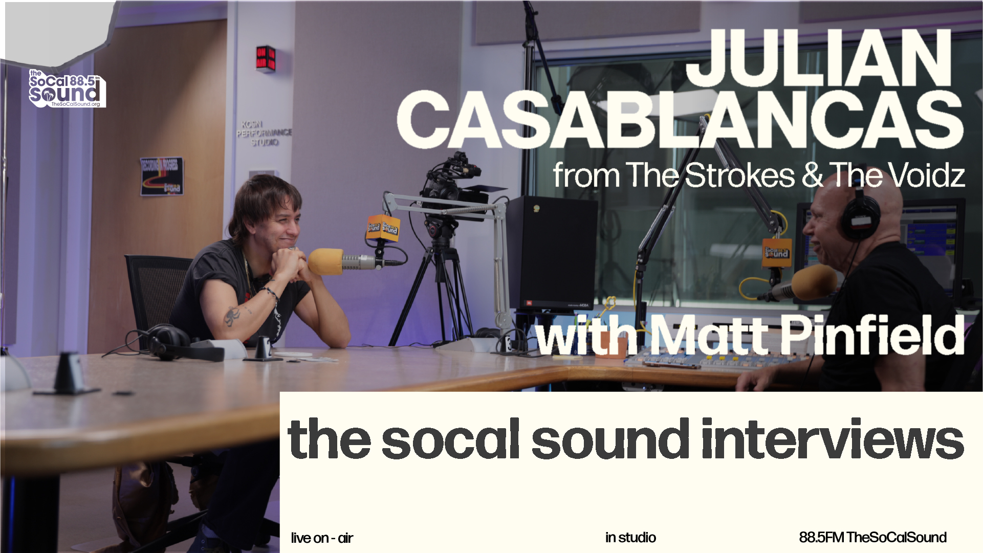 Julian Casablancas Interview + Guest DJ with Matt Pinfield - The SoCal ...